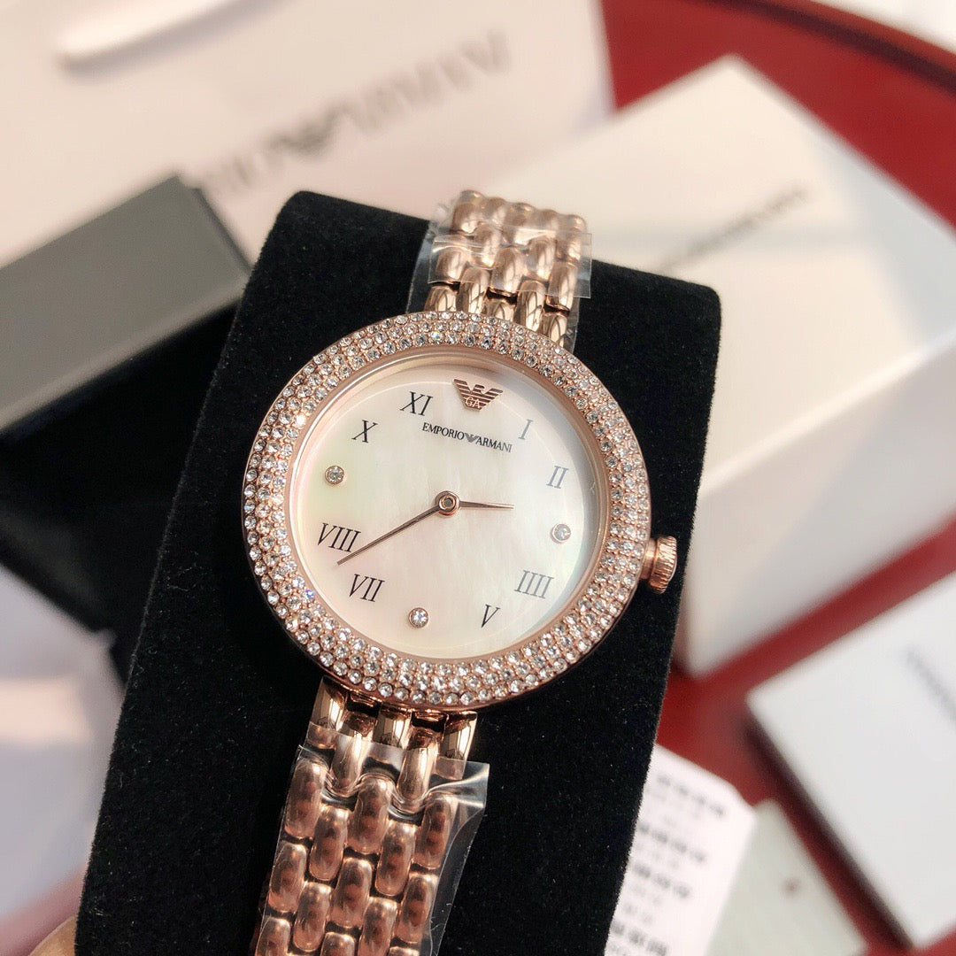 Fashion Casual Ladies' Watch with Steel Bracelet