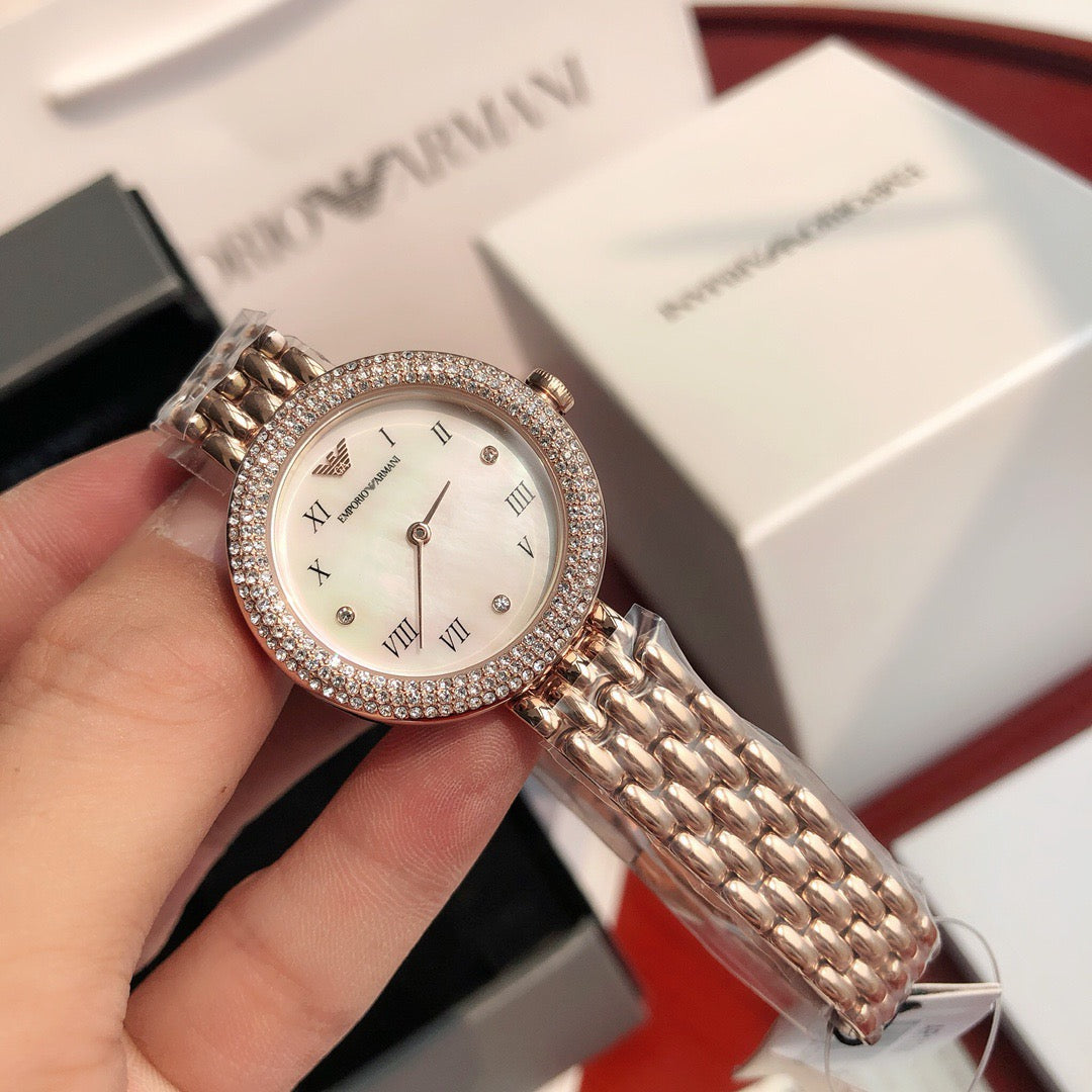 Fashion Casual Ladies' Watch with Steel Bracelet
