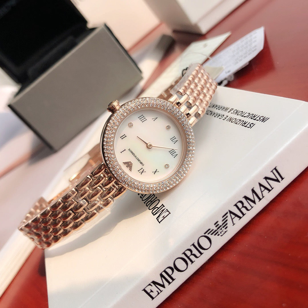 Fashion Casual Ladies' Watch with Steel Bracelet