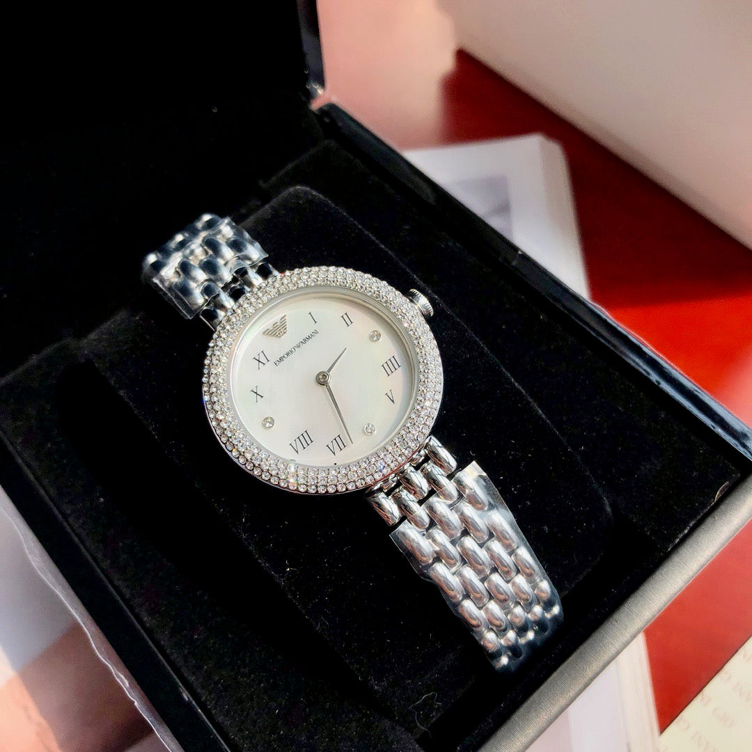 Fashion Casual Ladies' Watch with Steel Bracelet