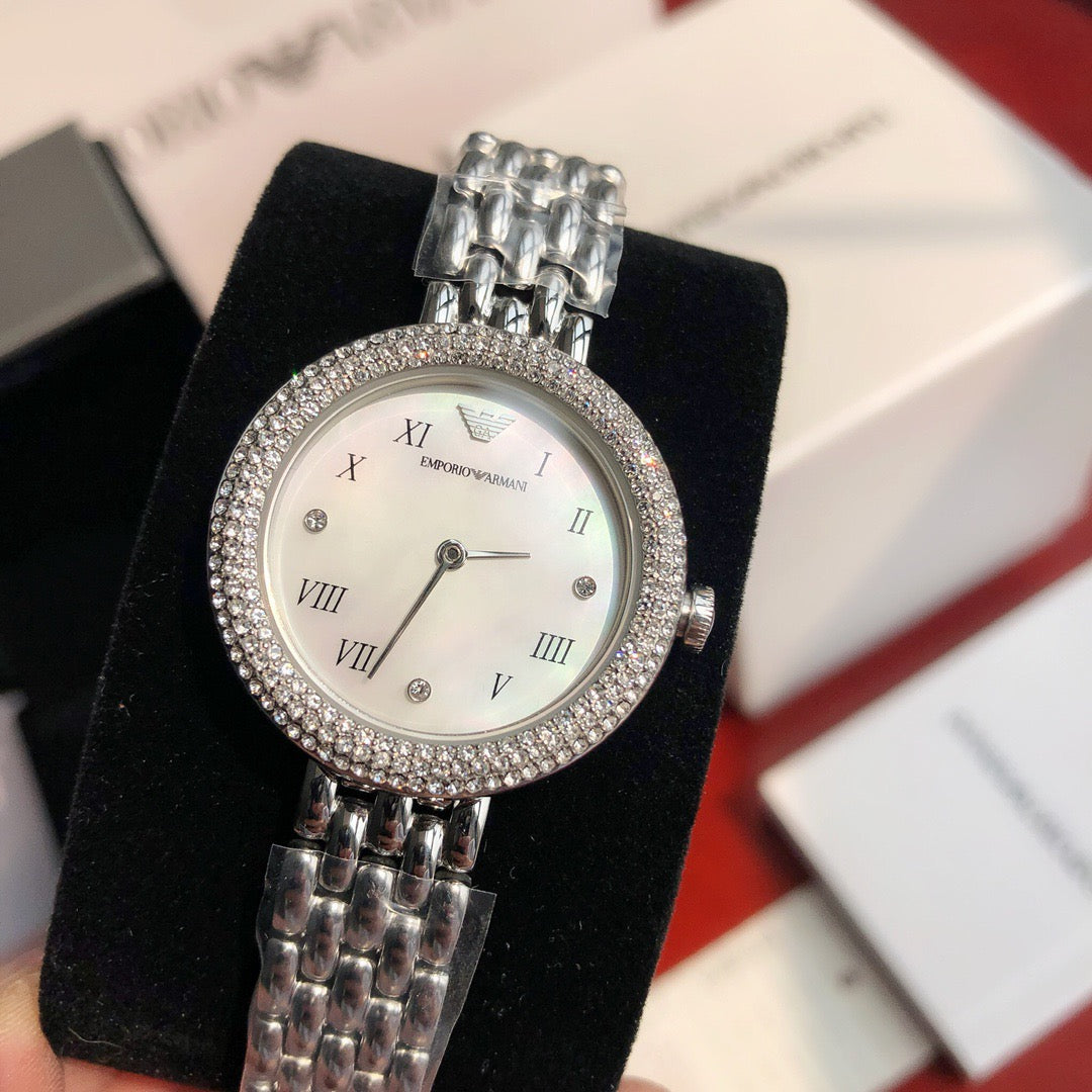 Fashion Casual Ladies' Watch with Steel Bracelet