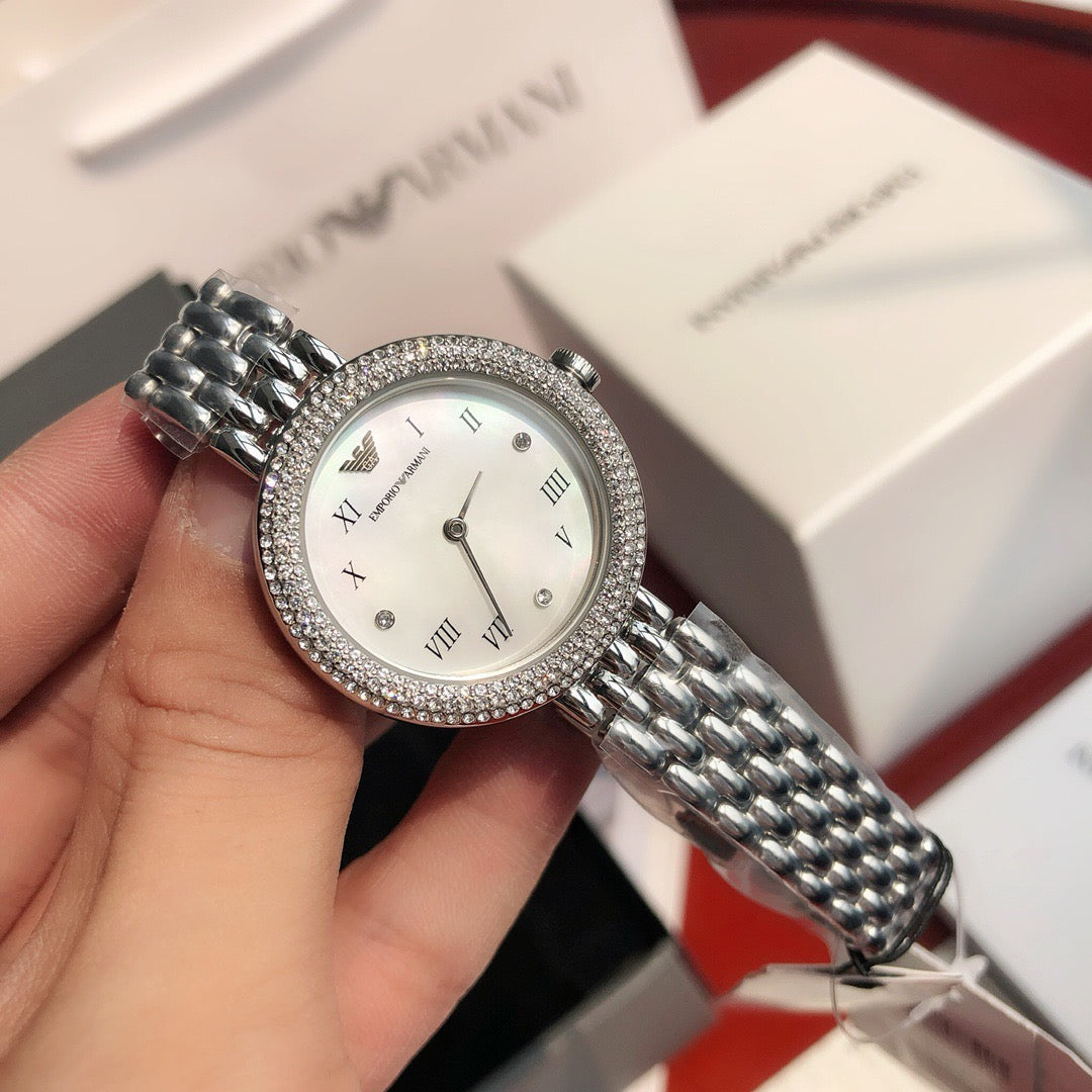 Fashion Casual Ladies' Watch with Steel Bracelet