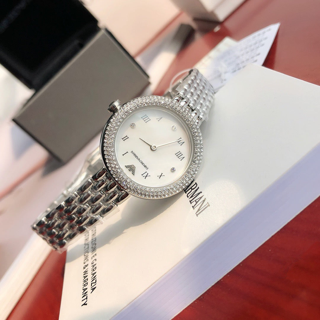 Fashion Casual Ladies' Watch with Steel Bracelet