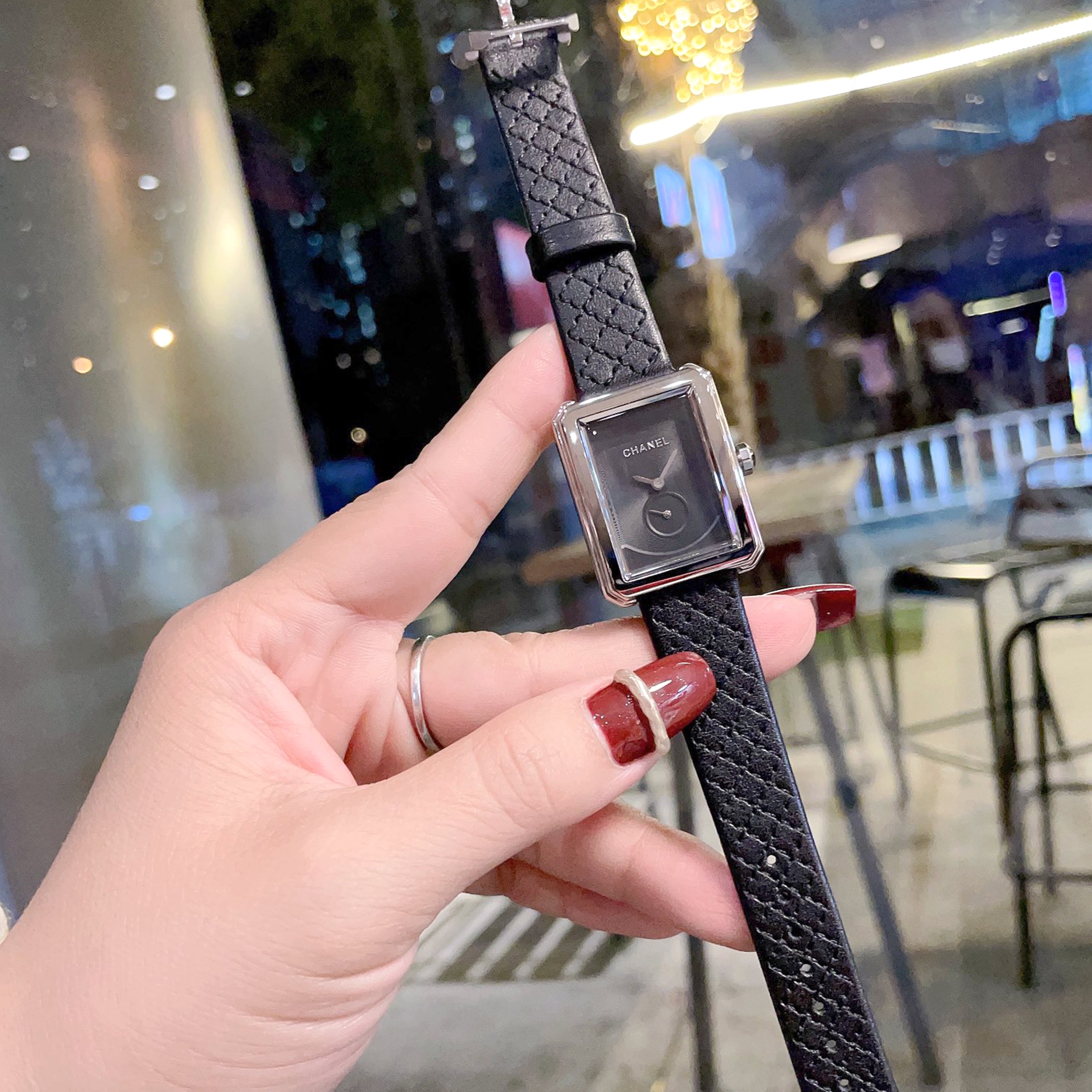 BOY·FRIEND TWEED Two-Hand Half-Date Dial