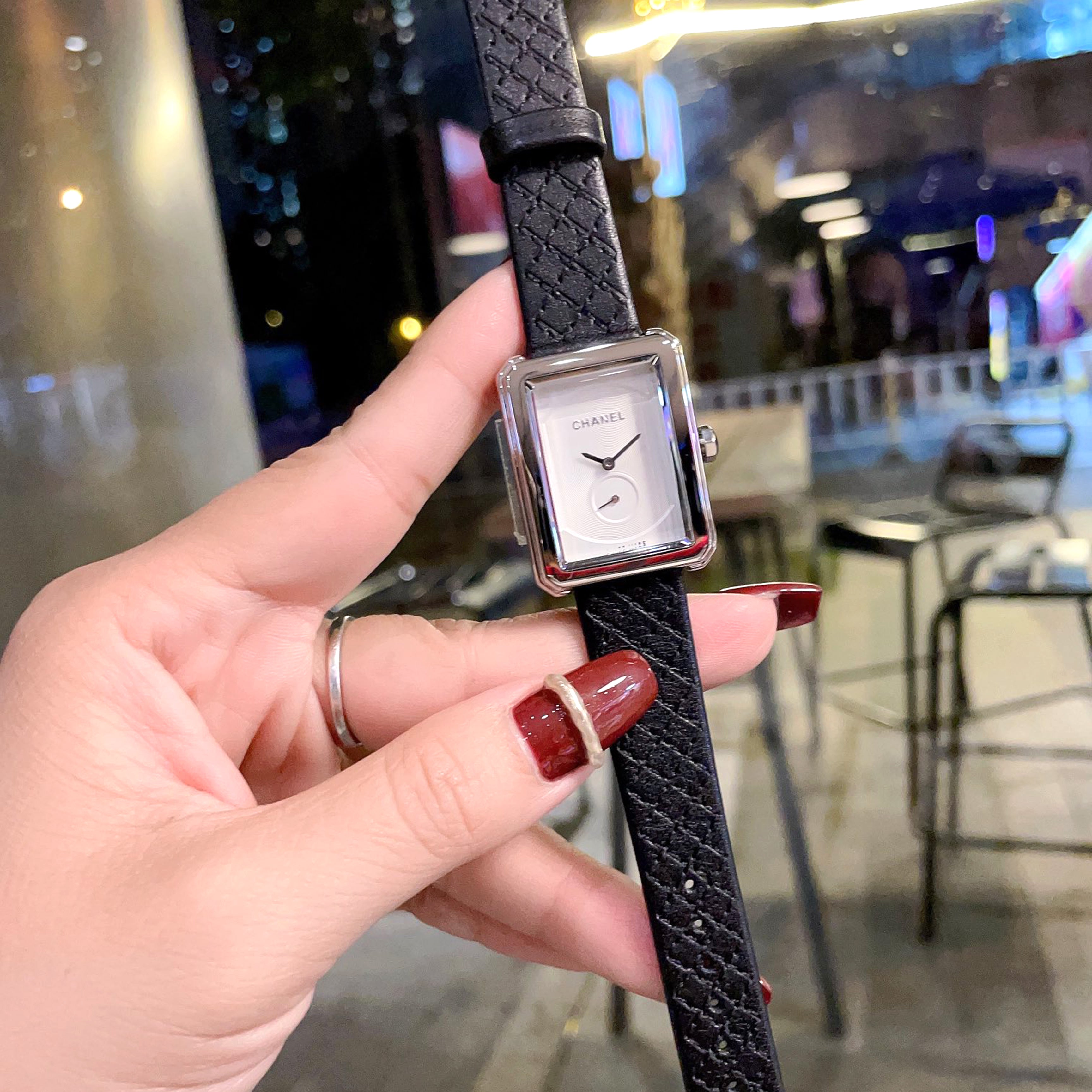 BOY·FRIEND TWEED Two-Hand Half-Date Dial