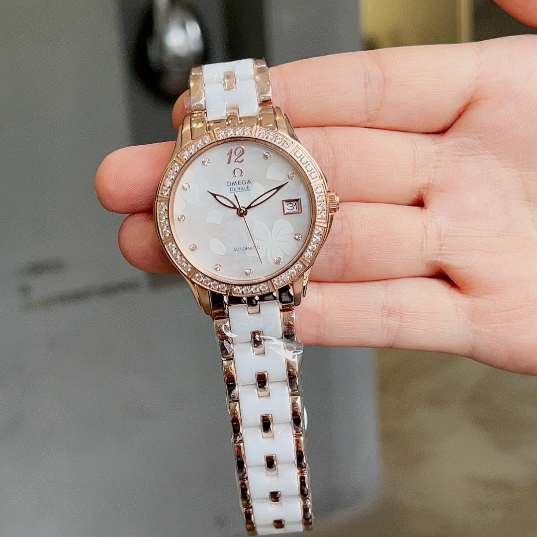 Elegant Ceramic Ladies' Watch